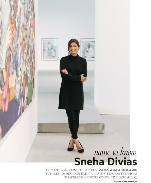 Architectural Digest tastemakers profile of Sneha Divias